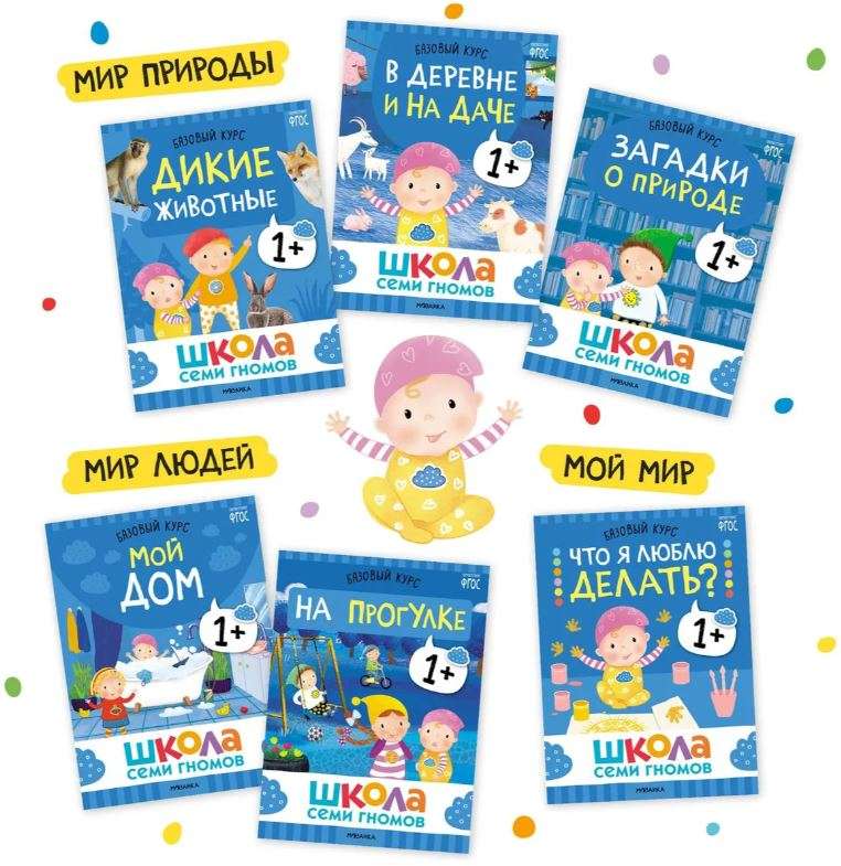 School of Seven Dwarfs. Basic Course. World Around Us. Set 1+