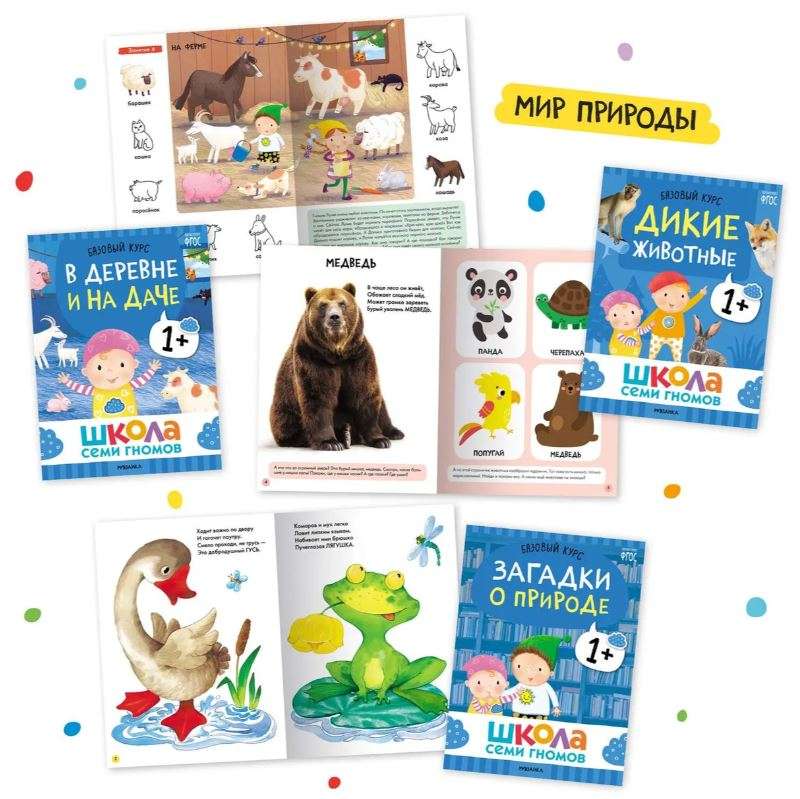 School of Seven Dwarfs. Basic Course. World Around Us. Set 1+