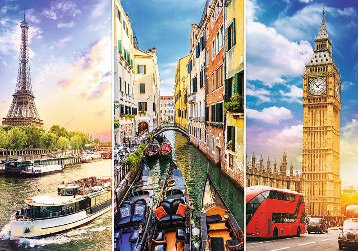 Puzzle 4000 Trefl: Trip around Europe