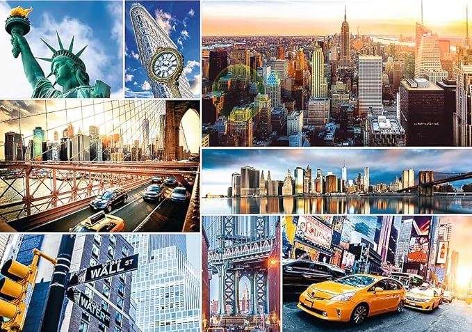 Puzzle 4000 Trefl: New York - collage