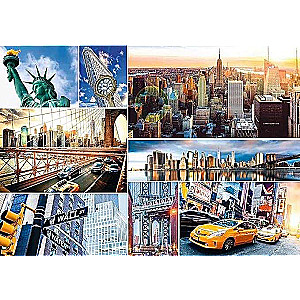 Puzzle 4000 Trefl: New York - collage