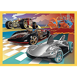 Puzzle 4in1 Trefl: Hot Wheels vehicles