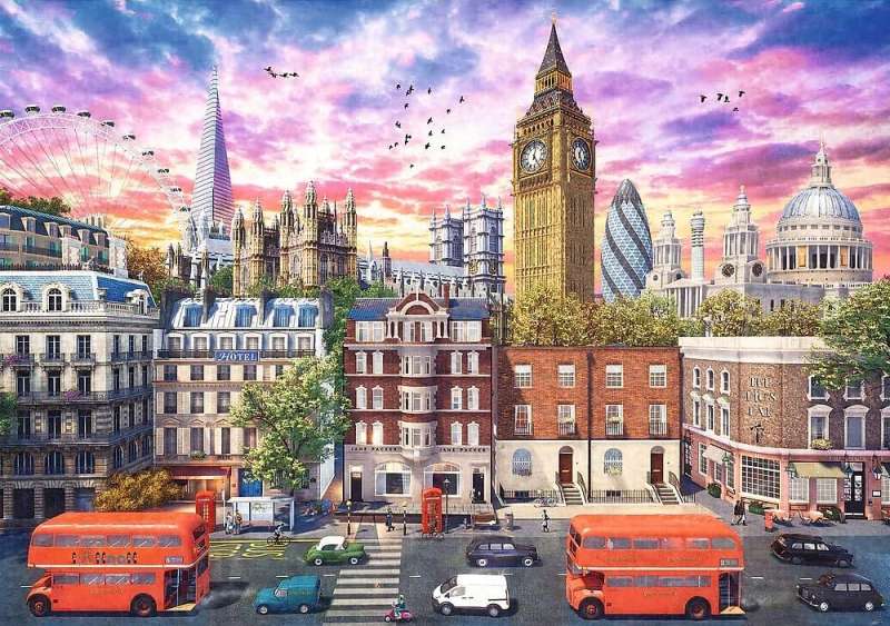 Puzzle 4000 Trefl: Walking around London