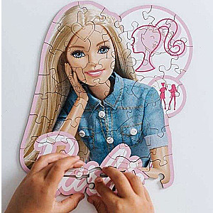 Puzzle 50 Wood Craft Junior Trefl: Beautiful Barbie