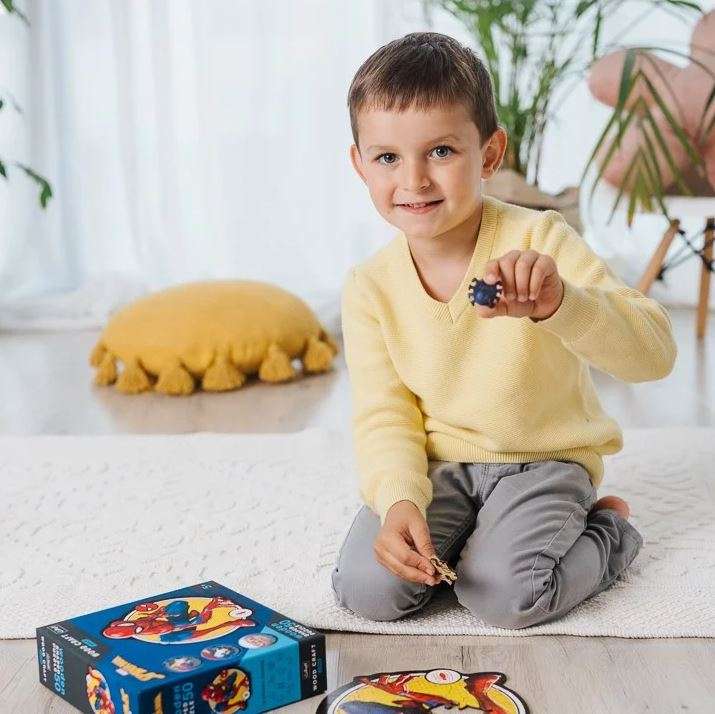 Puzzle 50 Wood Craft Junior Trefl: Spiderman Power