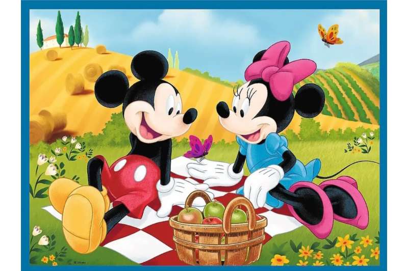 Puzzle 2in1 + Memos Trefl: Meet the Disney characters
