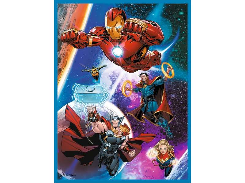 Puzzle 2in1 + Memos Trefl: Disney Marvel The Avengers