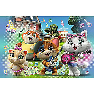 Puzzle 24 Super Maxi Trefl: Rainbow 44 Cats
