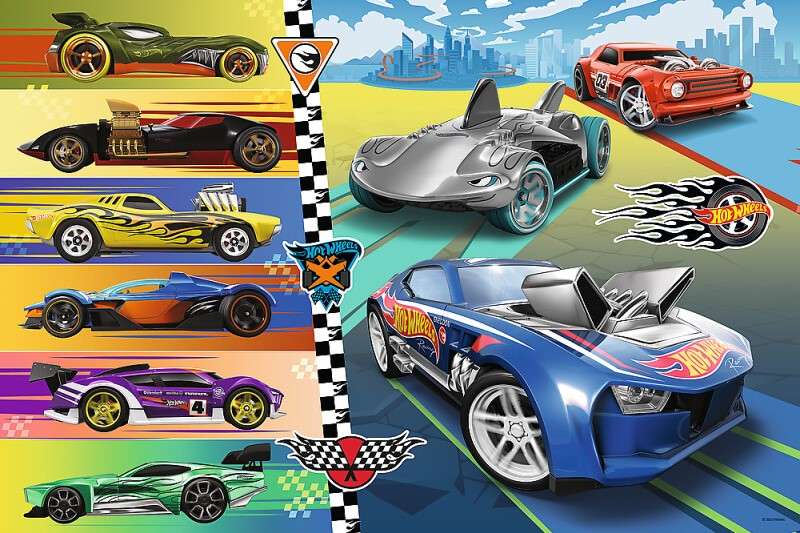 Puzzle 24 Maxi Trefl: Fast Hot Wheels