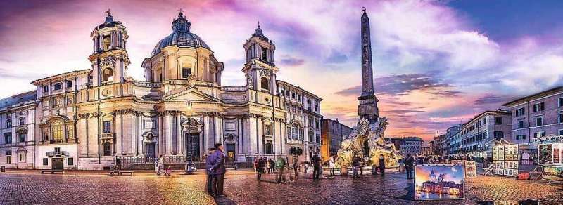 Puzzle 500 Trefl: Piazza Navona, Rome