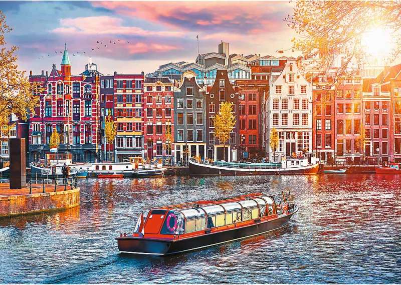 Puzzle 500 Trefl: Amsterdam, Netherlands