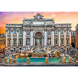 Puzzle 500 Trefl: Fontanna di Trevi, Rome