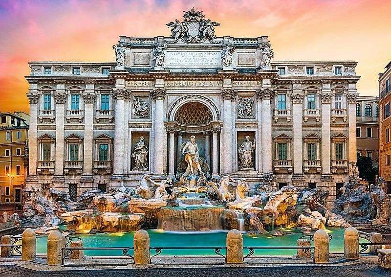 Puzzle 500 Trefl: Fontanna di Trevi, Rome