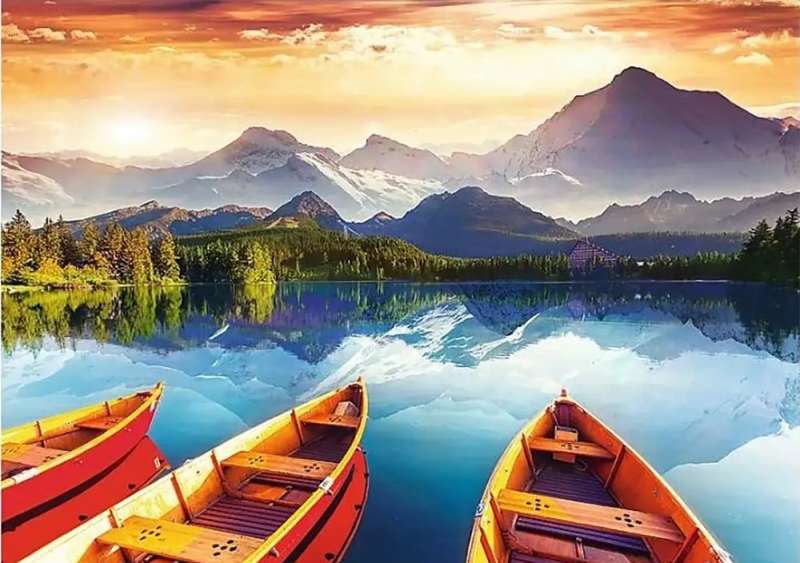 Puzzle 2000 Trefl: Crystal lake
