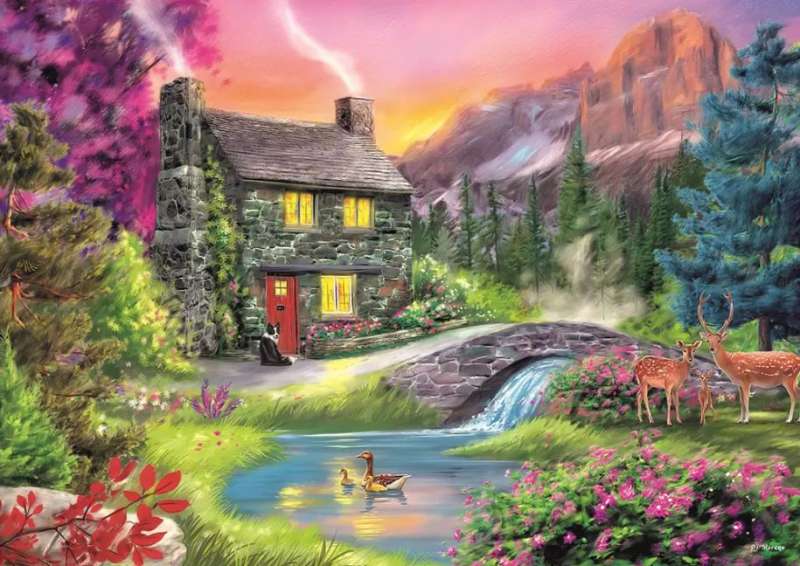 Puzzle 500 Trefl: Mountain idyll