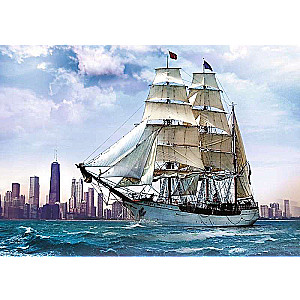 Puzzle 500 Trefl: Sailing against Chicago