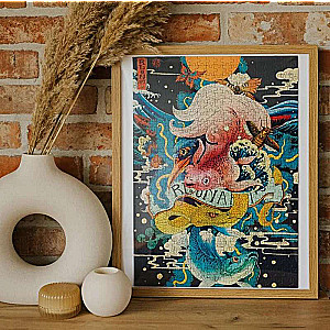 500 Piece Velvet Trefl Puzzle: Impetuous World Life