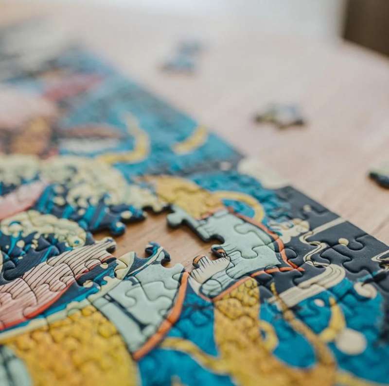 500 Piece Velvet Trefl Puzzle: Impetuous World Life