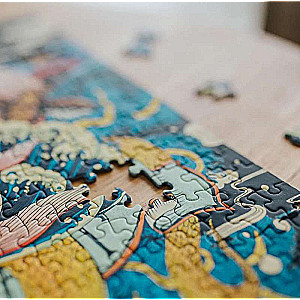 500 Piece Velvet Trefl Puzzle: Impetuous World Life