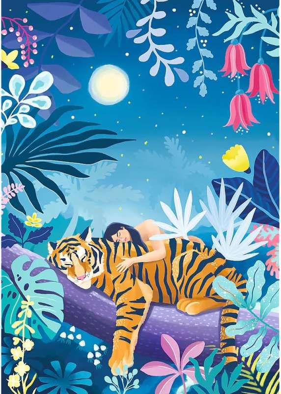 Puzzle 500 Velvet Trefl: Tiger's Nap
