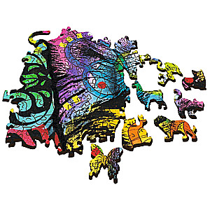 Puzzle 500+1 Trefl: Kolorowy Piesek