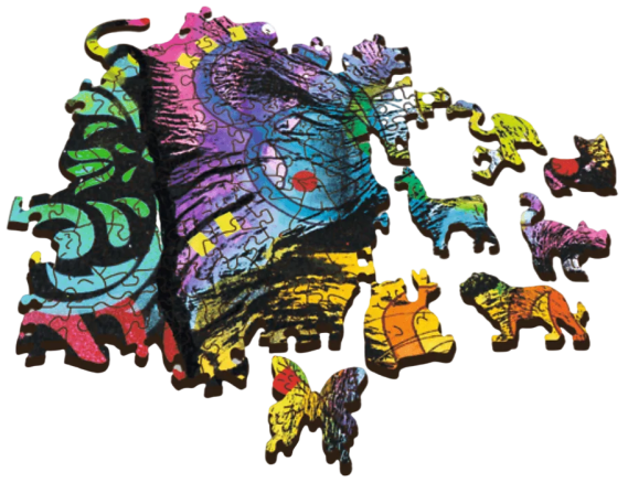 Puzzle 500+1 Trefl: Colorful Puppy
