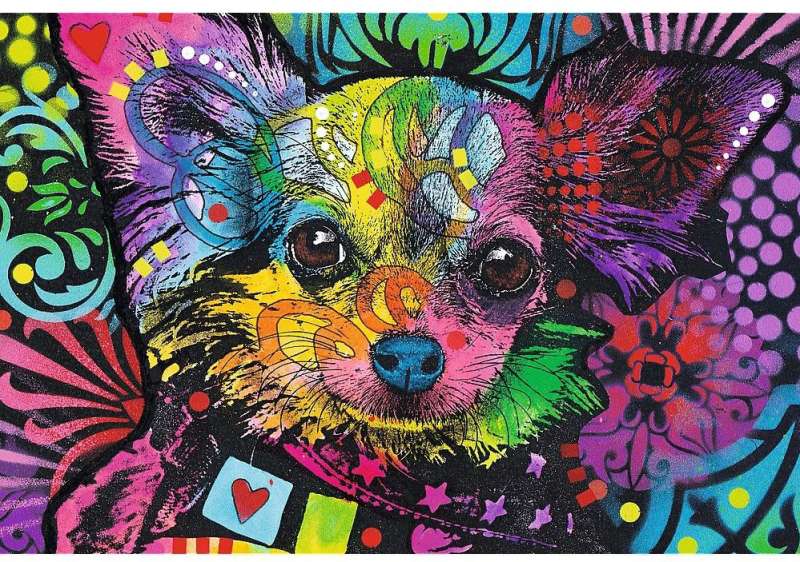 Puzzle 500+1 Trefl: Colorful Puppy