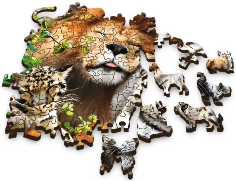 Puzzle 500+1 Trefl: Wild Cats in the Jungle