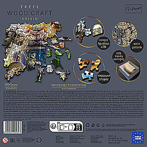 Puzzle 500+5 Wooden Shaped Trefl: The Mysterious Grogu