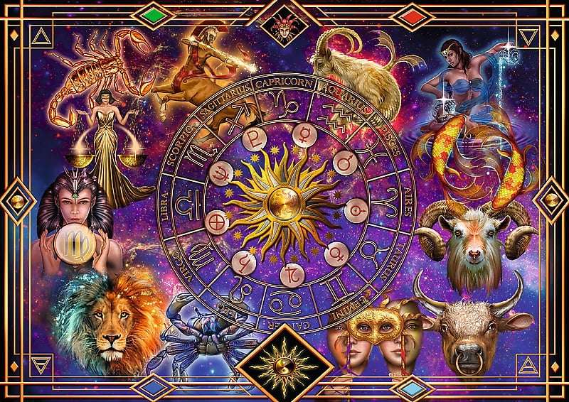 Puzzle 1040 Trefl: Zodiac signs