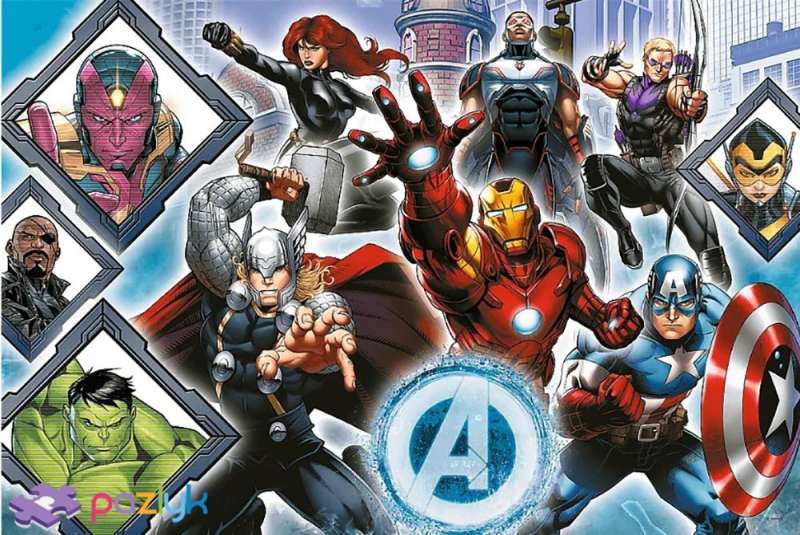 Puzzle 104 XL Trefl: Your favorite Avengers
