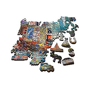 Puzzle 1000 Trefl: New York - Collage