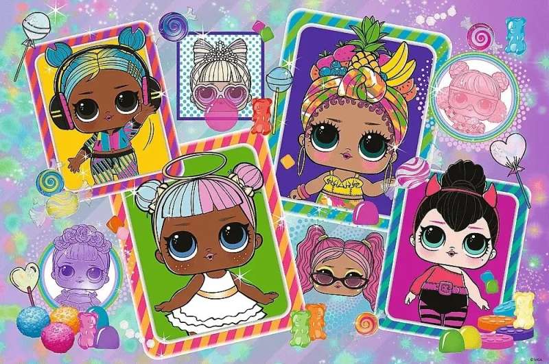 Puzzle 70 Glitter Trefl: LOL Surprise!