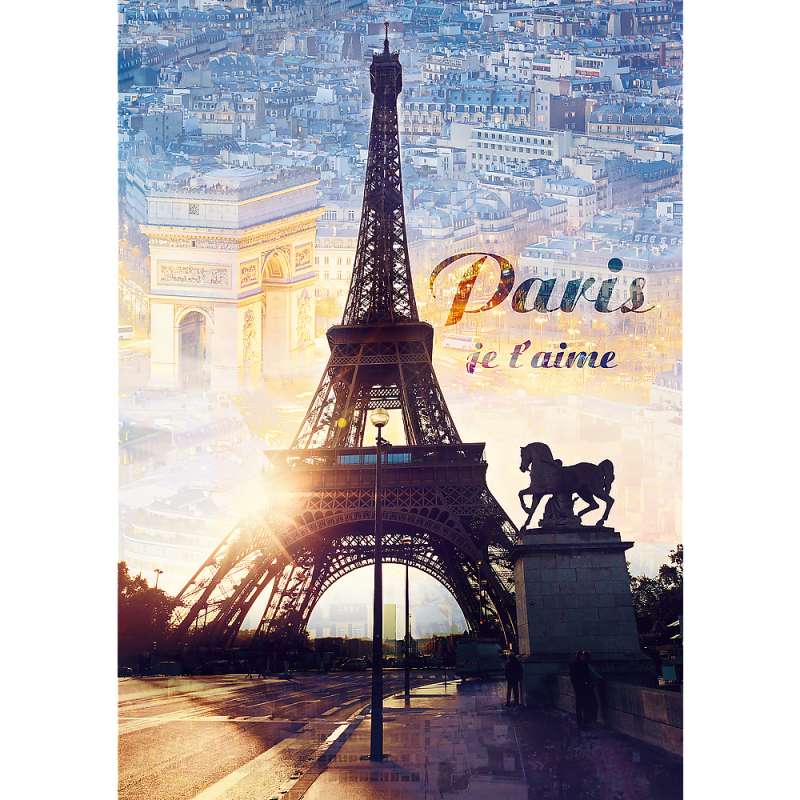 Puzzle 1000 Trefl: Paris at dawn
