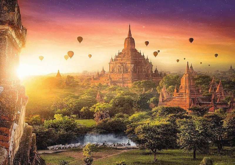 Puzzle 1000 Trefl: Ancient Temple, Burma