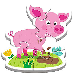 Puzzle Baby Classic Trefl: On the farm