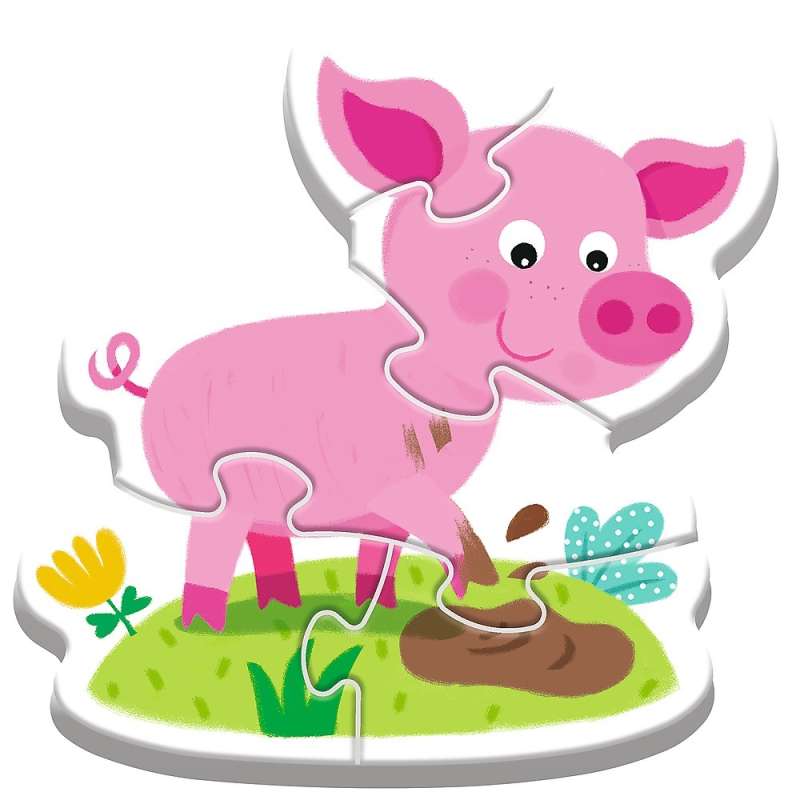 Puzzle Baby Classic Trefl: On the farm