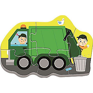 Puzzle Baby Classic Trefl: Vehicles and jobs