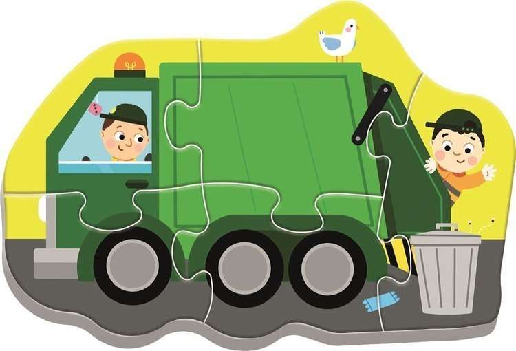 Puzzle Baby Classic Trefl: Vehicles and jobs
