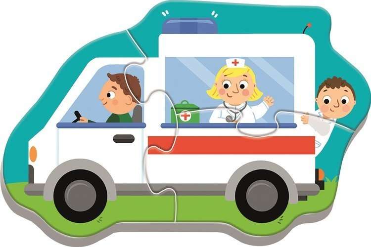 Puzzle Baby Classic Trefl: Vehicles and jobs