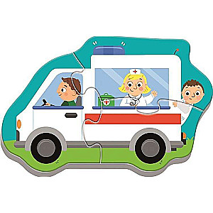 Puzzle Baby Classic Trefl: Vehicles and jobs