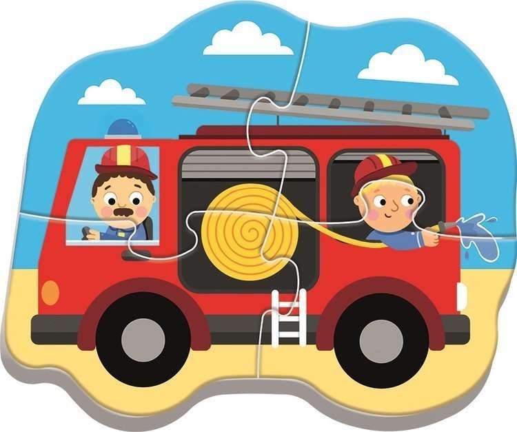 Puzzle Baby Classic Trefl: Vehicles and jobs
