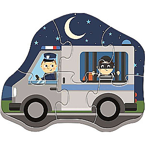Puzzle Baby Classic Trefl: Vehicles and jobs