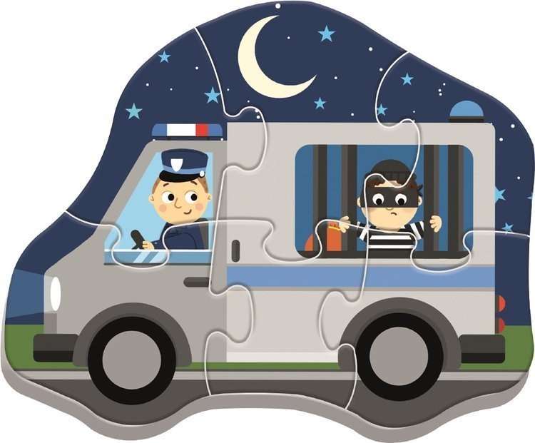 Puzzle Baby Classic Trefl: Vehicles and jobs