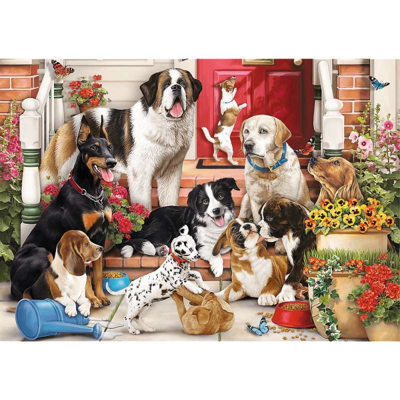 Puzzle 1043 Trefl: Hidden Shapes Doggy Fun