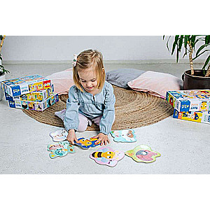 Baby Progressive Puzzle Trefl: Animals