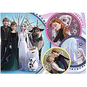 Puzzle 100 Trefl: Frozen 2. In the Radiance of Love