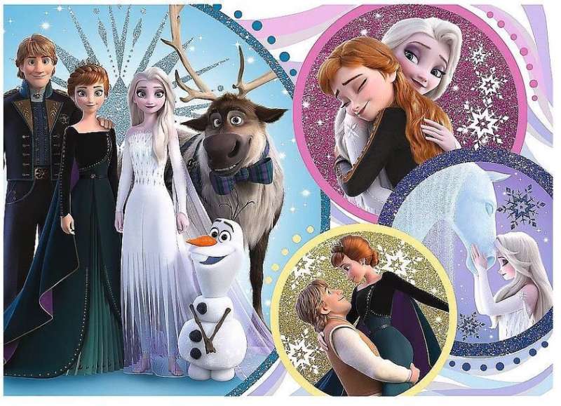 Puzzle 100 Trefl: Frozen 2. In the Radiance of Love