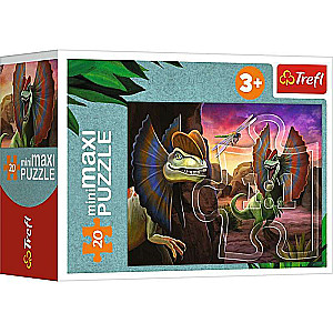Puzzle mini-maksi Trefl: Eksploruj świat dinozaurów