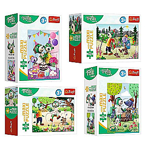 Puzzle mini-maksi Trefl: Rodzina Treflików